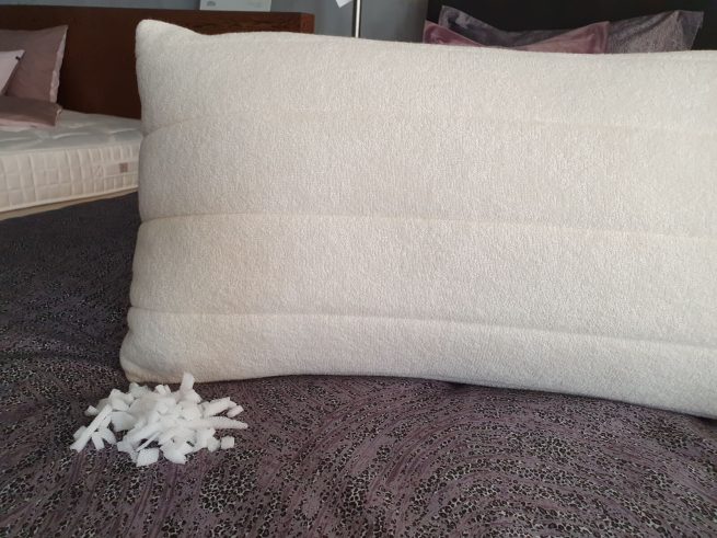 Nuvaro PU-staafjes de luxe hoofdkussen