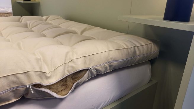 Topper Matras Nuvaro Linnen Merino Firm - Afbeelding 3