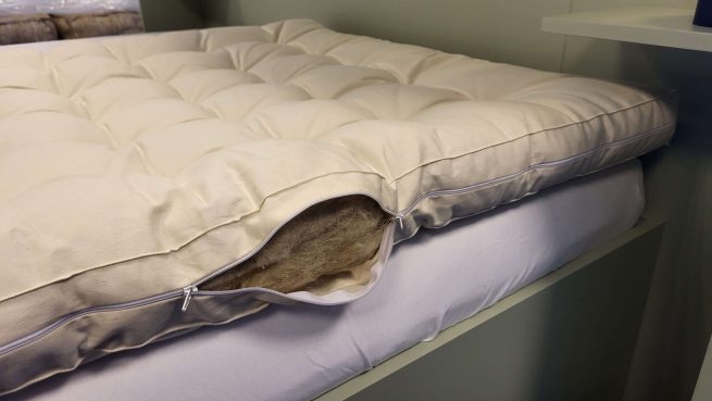 Topper Matras Nuvaro Linnen Merino Firm - Afbeelding 5