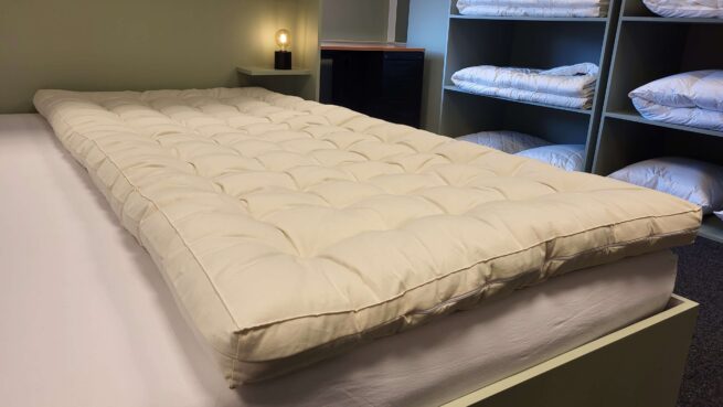 Topper matras linnen merino firm